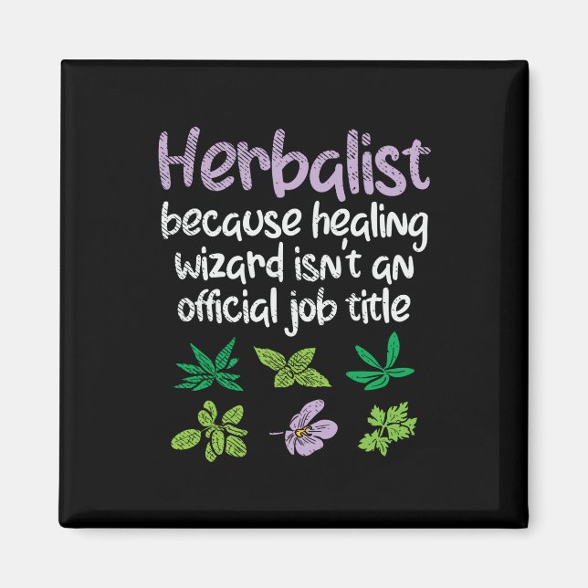 Íman Herbalist Herbs Funny (Frente)