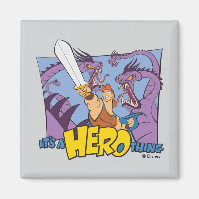Íman Hercules vs Hydra - It's a HERO Thing Magnet (Frente)