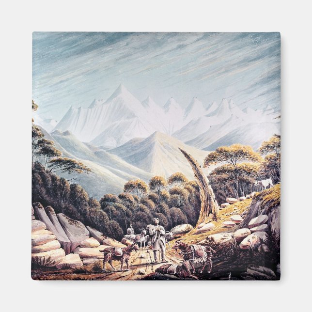 Íman Herdeiros Nepaleses no Himalaia, 1826 (Frente)