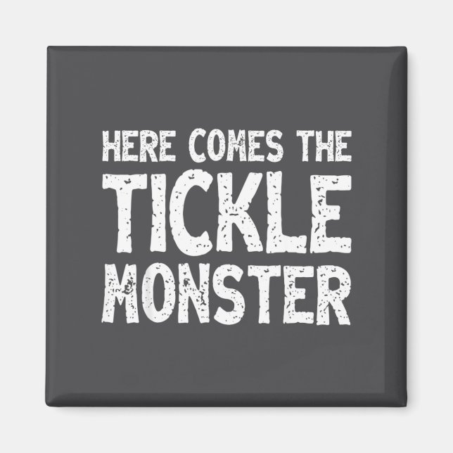 Íman Here Comes The Tickle Monster Funny Tickling Laugh (Frente)
