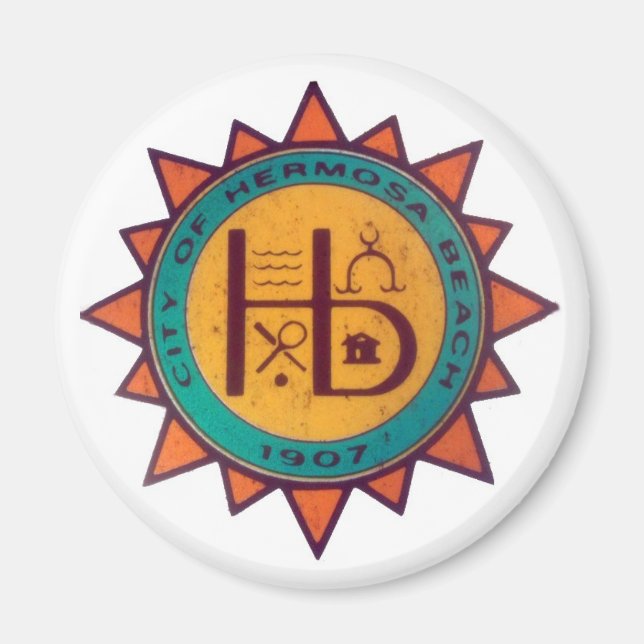 Íman Hermosa Beach Seal (Frente)