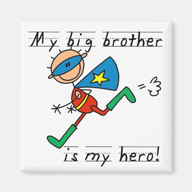 Íman Hero Big Brother Camisetas e presentes (Frente)