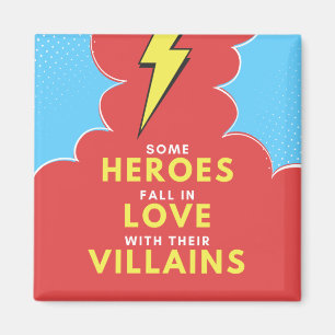 Íman Heroes Love Villains - Magneta da Praça dos Relâ