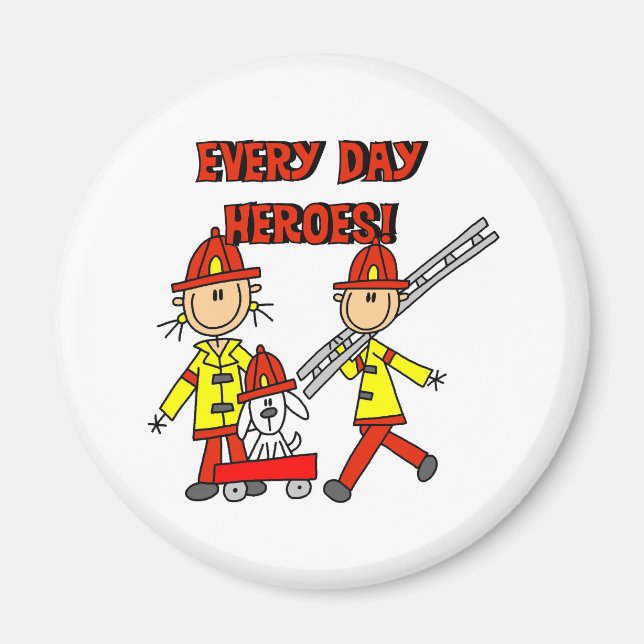 Íman Heróis Bombeiros (Frente)