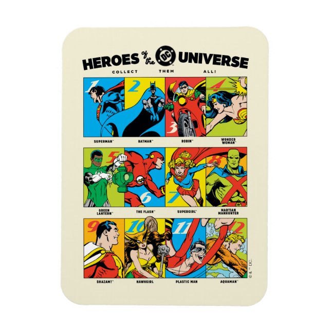 Íman Heróis do Universo DC™ (Vertical)