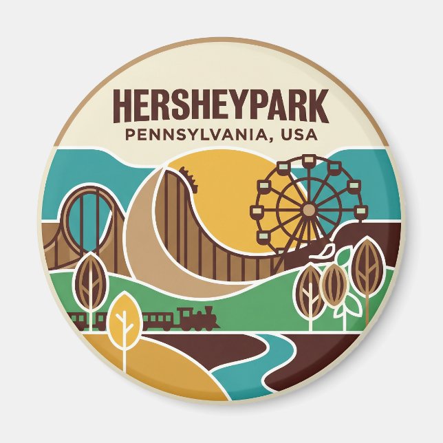 Íman Hersheypark EUA (Frente)