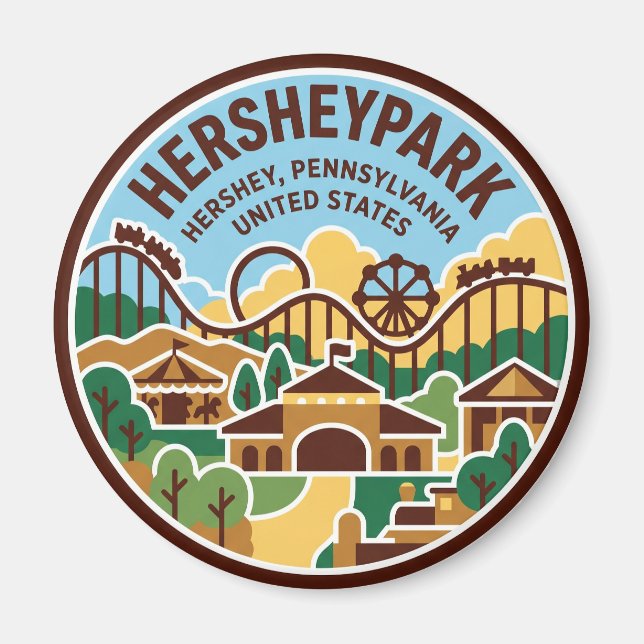 Íman Hersheypark Pensilvânia (Frente)
