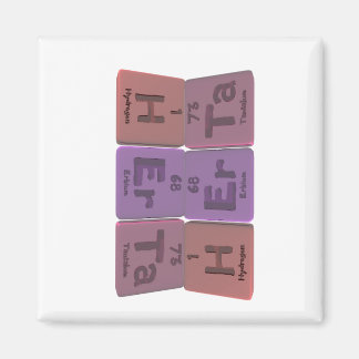 Íman Herta como Hidrogênio Erbium Tantalum