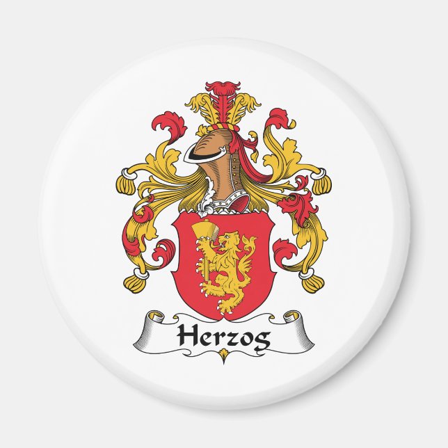Íman Herzog Family Crest (Frente)
