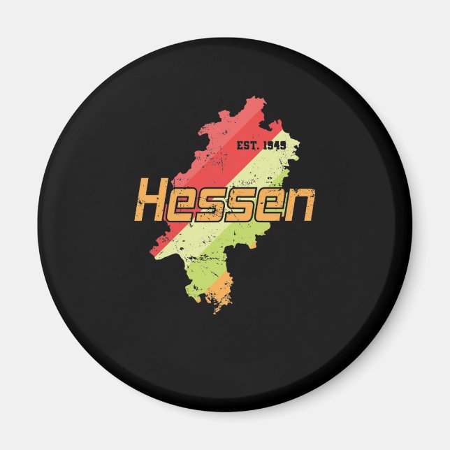 Íman Hessen altes Bundesland Deutschland (Frente)