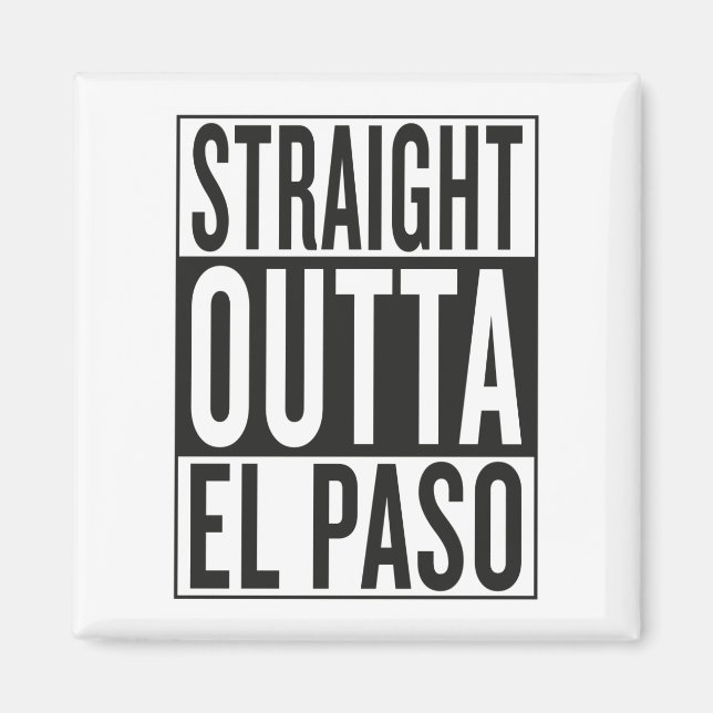 Íman hetero fora de El Paso (Frente)