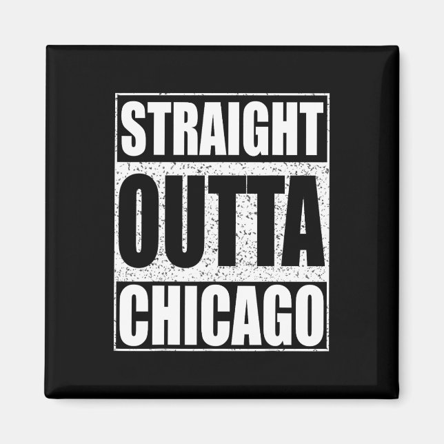 Íman Hetero Out Chicago Estado do Illinois (Frente)