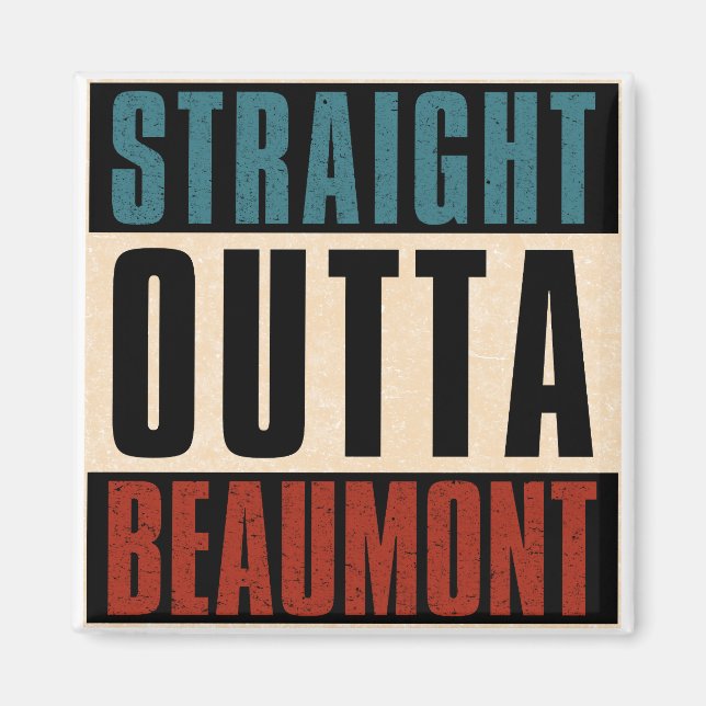 Íman Hetero Outta Beaumont Texas TX (Frente)