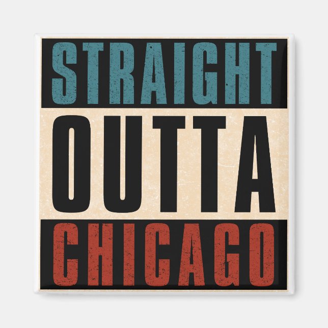 Íman Hetero Outta Chicago Illinois IL EUA (Frente)