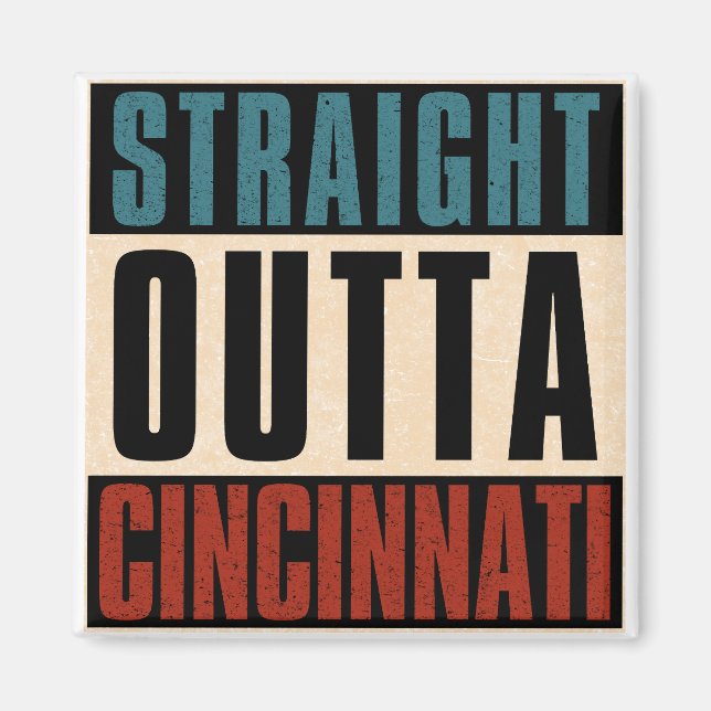 Íman Hetero Outta Cincinnati Ohio OH (Frente)