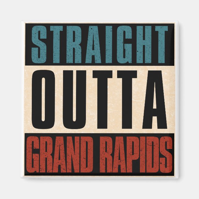 Íman Hetero Outta Grand Rapids Michigan MI (Frente)