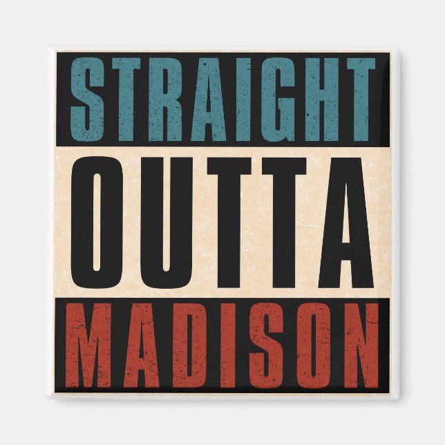 Íman Hetero Outta Madison Wisconsin WI (Frente)