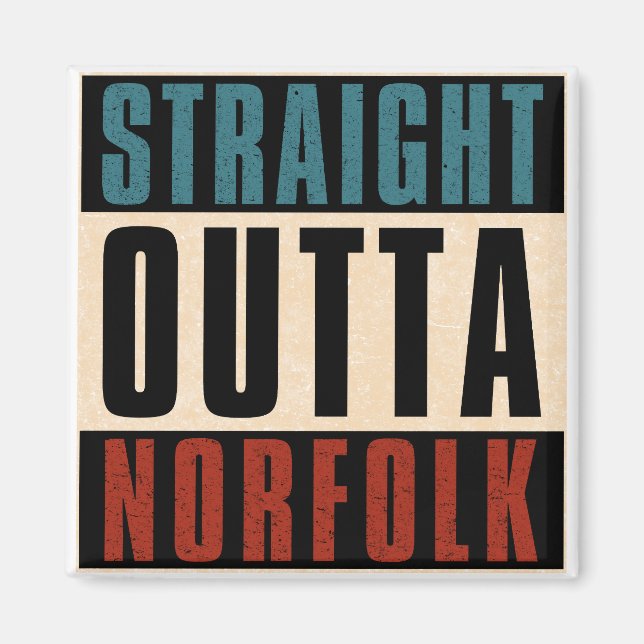 Íman Hetero Outta Norfolk Virginia VA (Frente)