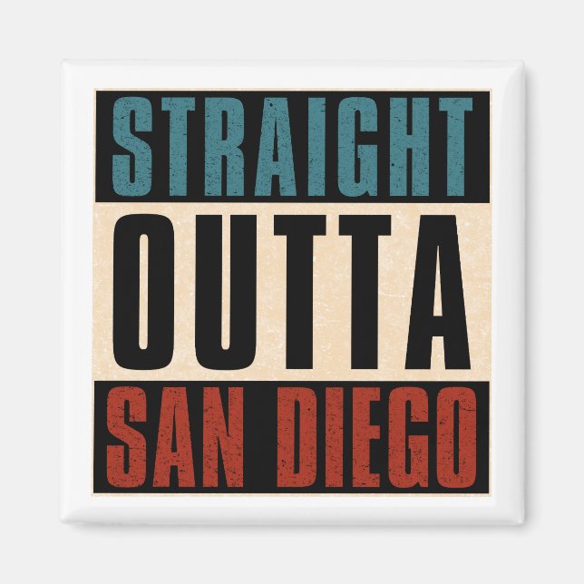 Íman Hetero Outta San Diego California CA EUA (Frente)