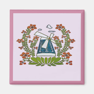 Íman Hex Sign, Pensilvânia Dutch, Windmill