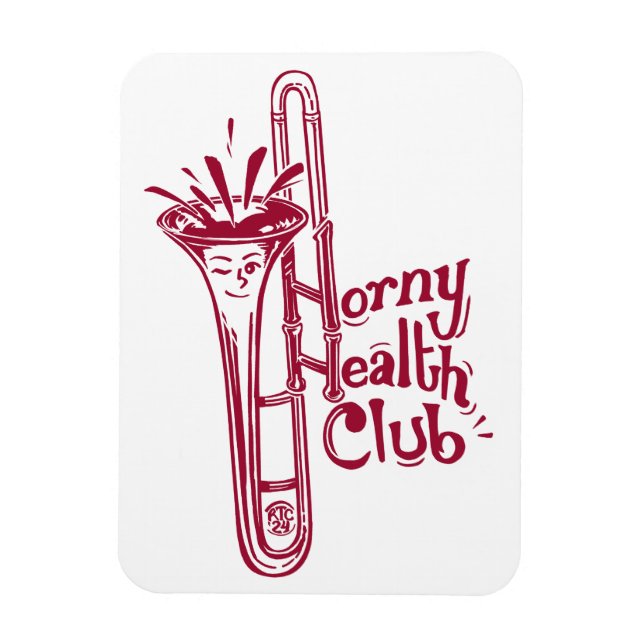 Íman HHC (Trombone) Fotografia Magnet (Vertical)