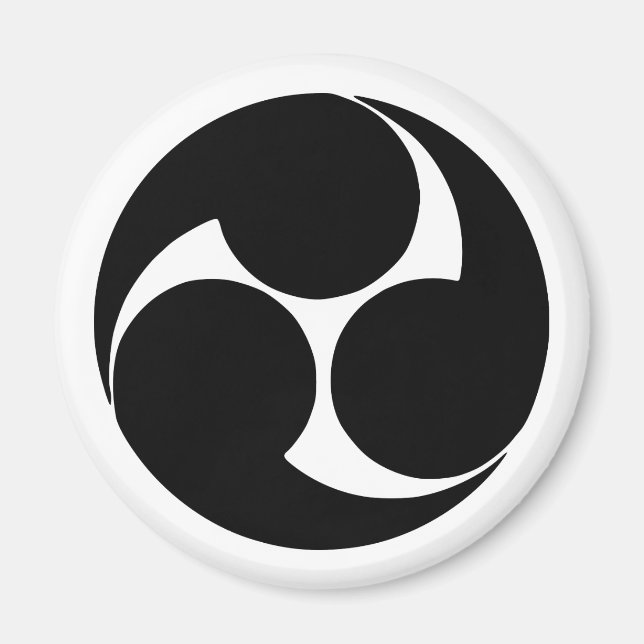 Íman Hidari mitsudomoe, Japão (Frente)