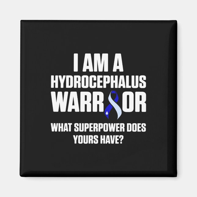Íman Hidrocefalia Sobrevivente Guerreiro de Sensibiliza (Frente)