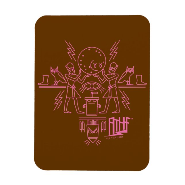 Íman Hieroglifo da Força de Fome de Aqua Teen (Vertical)