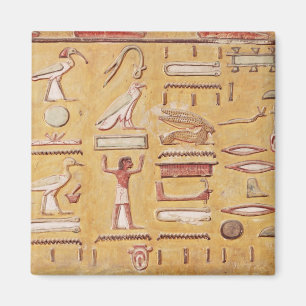 Íman Hieroglyphics, do túmulo de Seti I