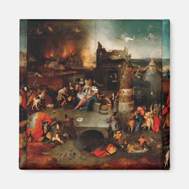 Íman Hieronymus Bosch - Tentação Do Santo Anthony (Frente)