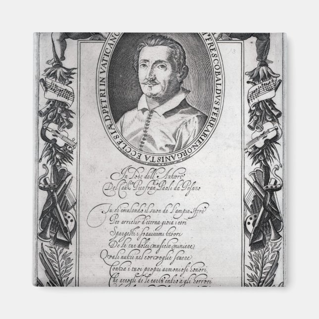 Íman Hieronymus Frescobaldi, gravado por Christian (Frente)