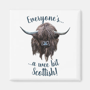 Íman Highland Cow diz que todos são escoceses!