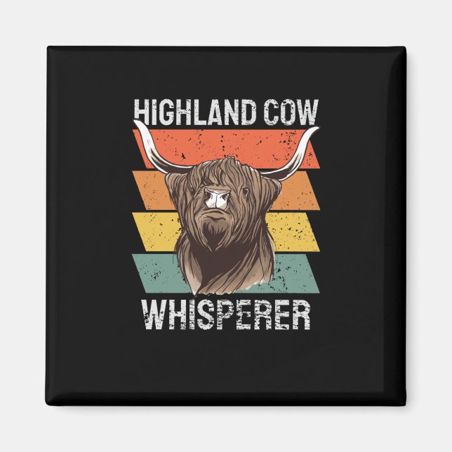 Íman Highland Cow Whisperer (Frente)