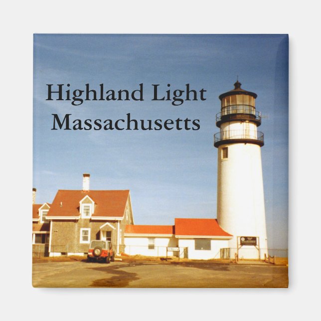 Íman Highland Light, Massachusetts Magnet (Frente)