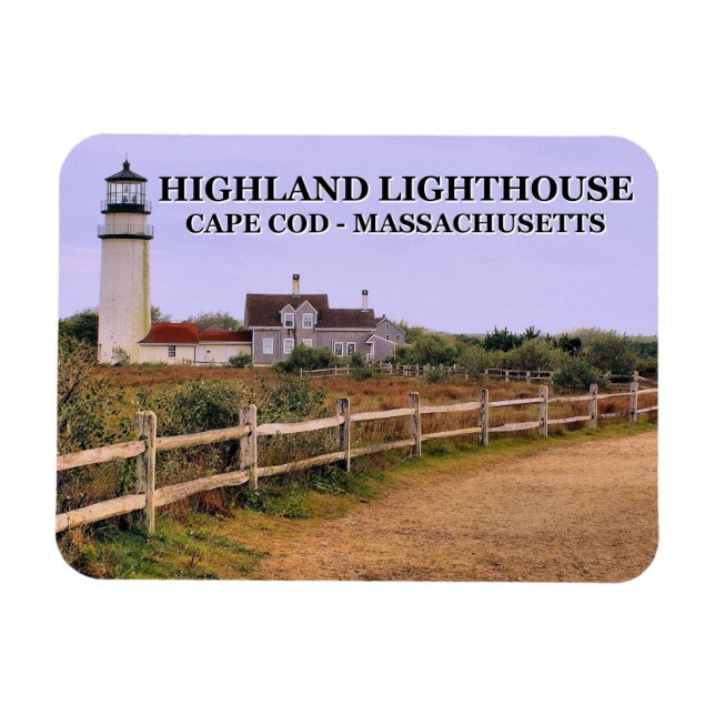 Íman Highland Lighthouse, Cabo Cod, Massachusetts (Horizontal)