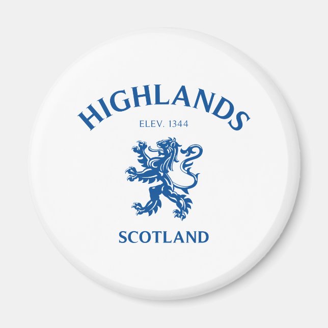 Íman HIGHLANDS Escócia (Frente)