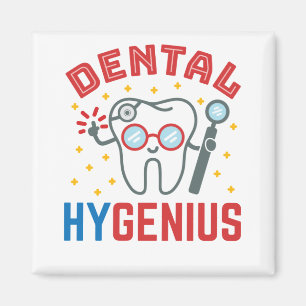 Íman Higienismo Dental Higienista RDH Apreciação Engraç
