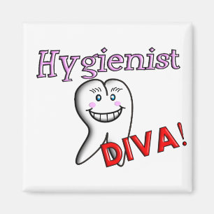 Íman Higienista Dental Presente "Higienista DIVA!"