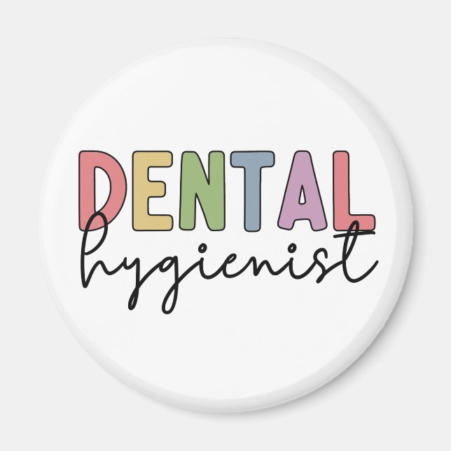 Íman Higienista Dental RDH Registrada Higienista Dental (Frente)