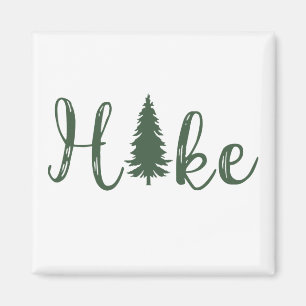Íman Hike hiking logo for hikers with pine tree