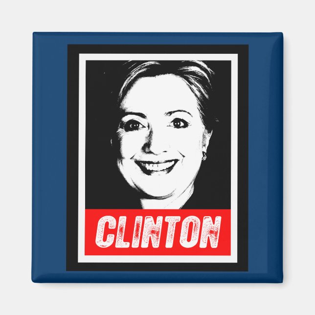 ÍMAN HILARY CLINTON STAMP 2016 (Frente)