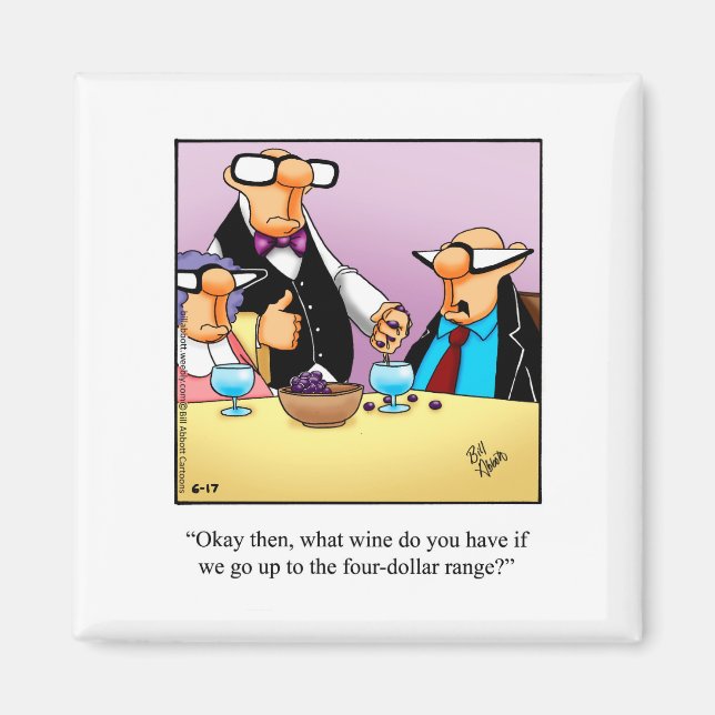 Íman Hillarie Wine Humor Magnet (Frente)