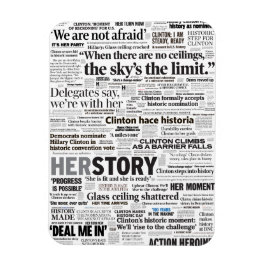Íman Hillary 2016 Historic Headline Magnet