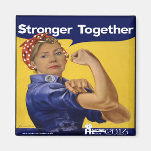Íman Hillary Clinton mais forte junto