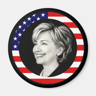 Íman hillary clinton. nós bandeira