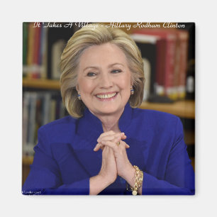 Íman Hillary Clinton Presente Faz Uma Aldeia
