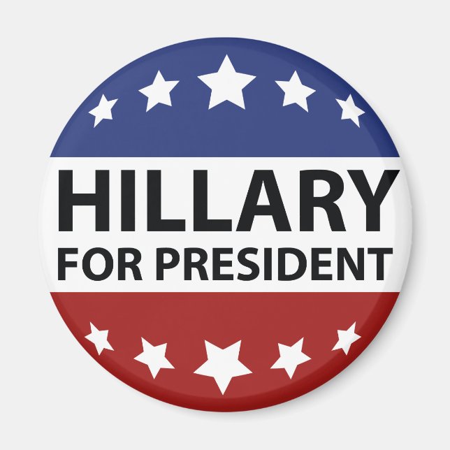 Íman Hillary Para Presidente (Frente)