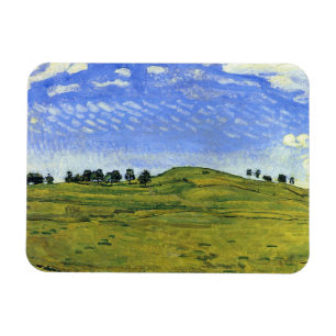 Íman Hilly Landscape With Ravens (por Ferdinand Hodler)