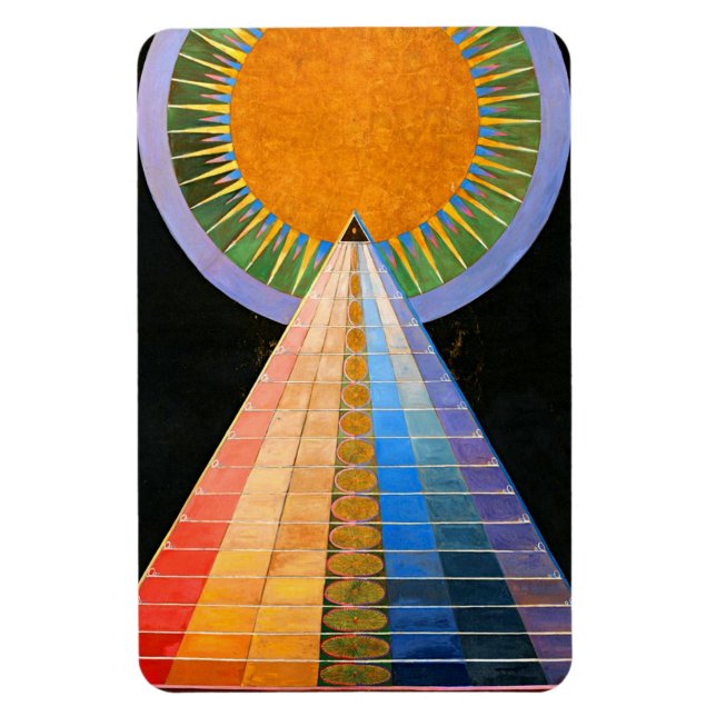 Íman Hilma Af Klint Altarpeça n.o 1 (Vertical)