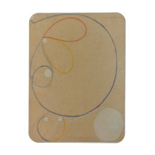 Íman Hilma Af Klint, Estrela de Sete Pontos No7, Abstra